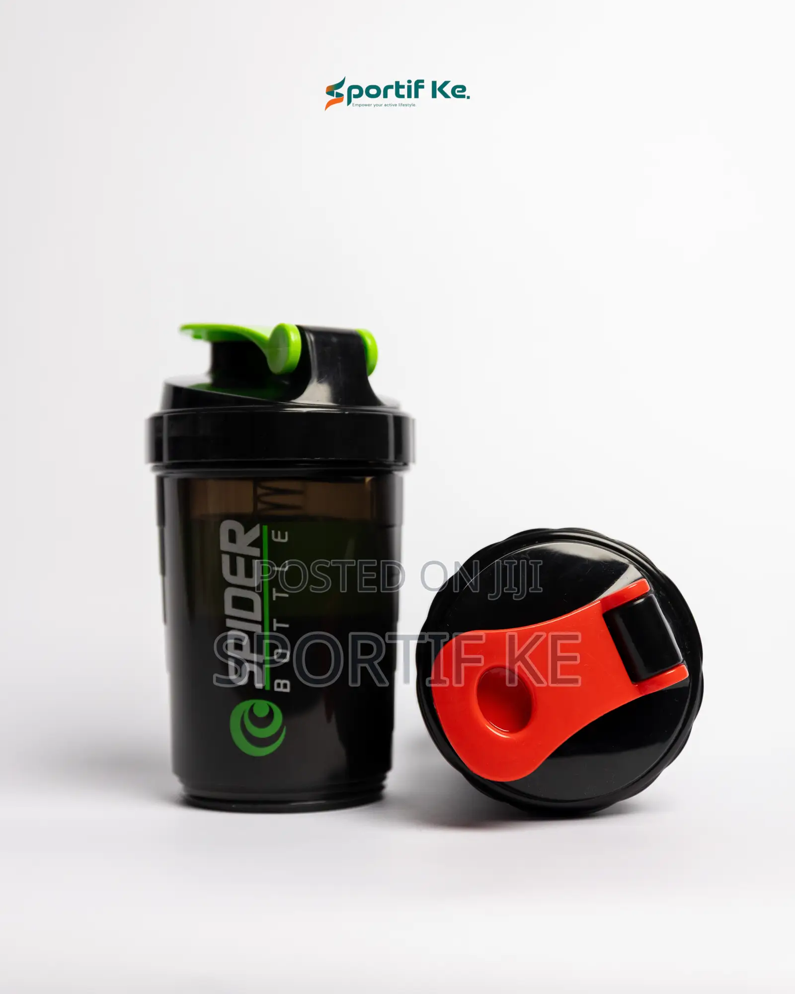 500ml Plastic Protein Shaker Bottle 3-layer