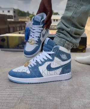 Air Jordan-1 Highcut Denim