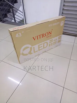 Vitron 43” Qled Frameless Smart Android Tv