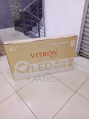 Vitron 43” Qled Frameless Smart Android Tv