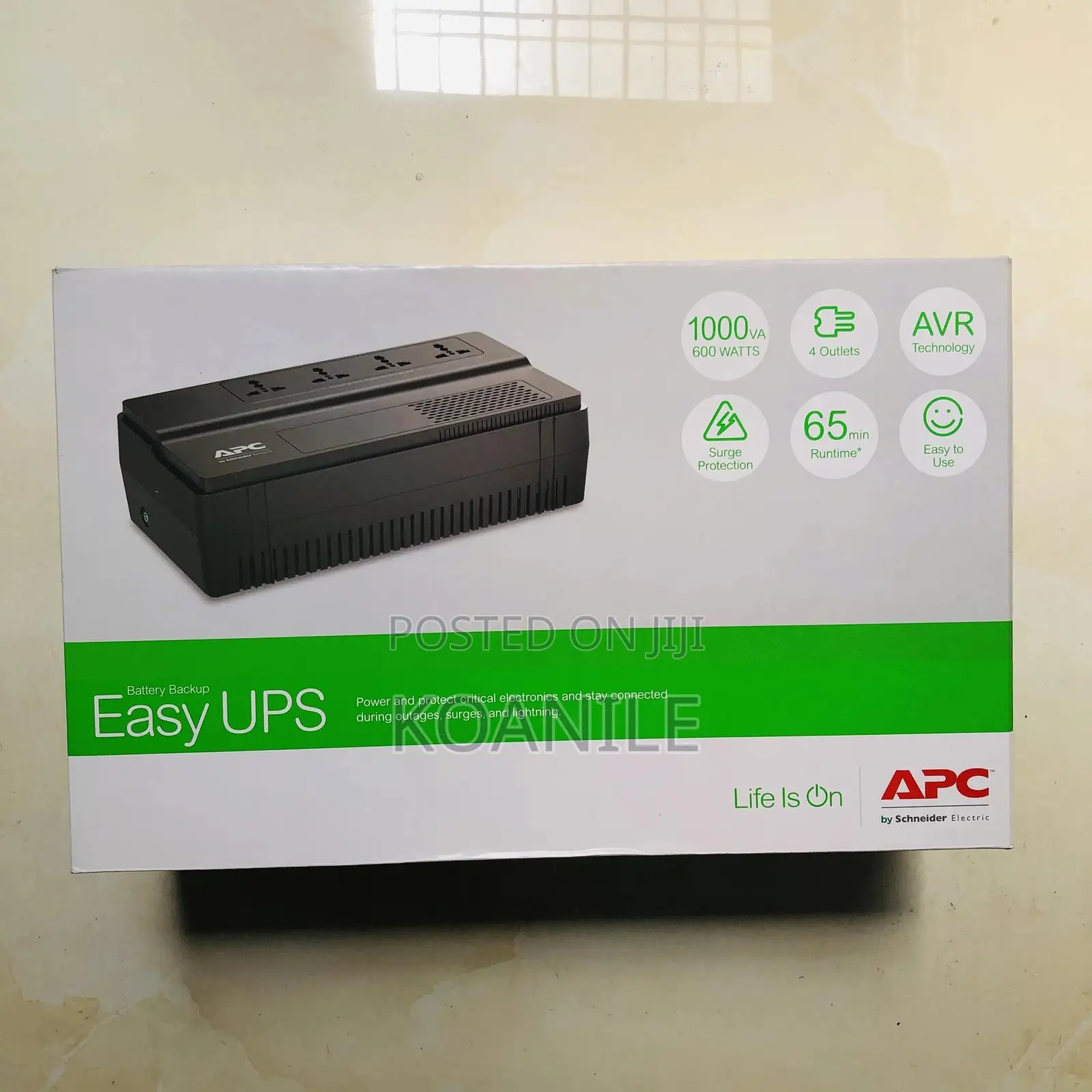 Apc 1000va 600 Watts Easy Ups