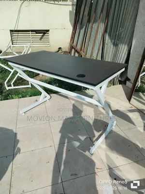 1.2m Grey Metallic Office Table