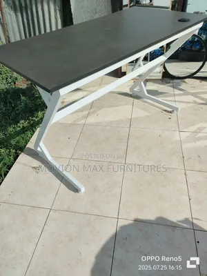 4fts Metallic Z Flame Office Table