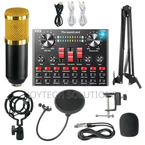 Professional Studio Recording Microphone Set and Home Audio Interface