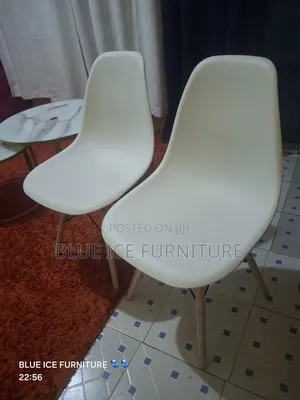 White Plastic Dining Chair