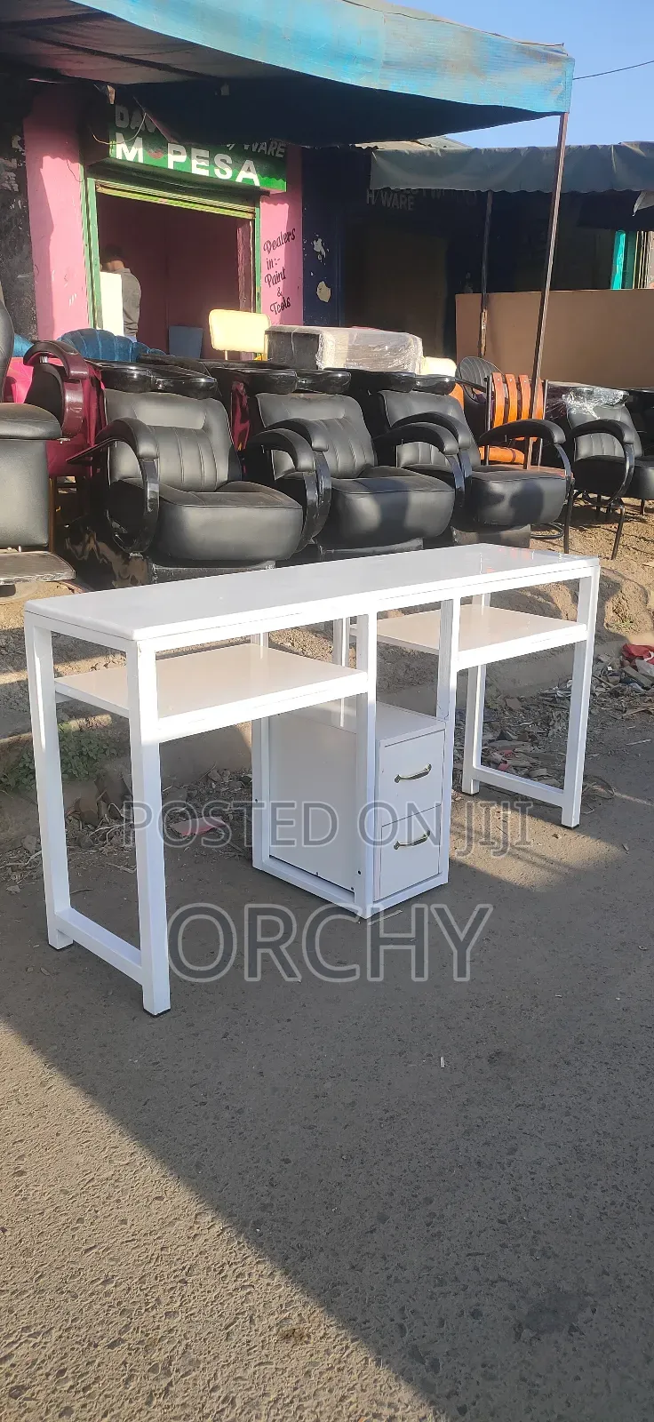 Double Station Manicure Table / Nail Table