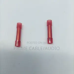 Butt Connector Electrical Crimp Terminals-Red