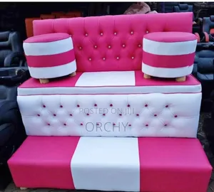 Pink White Pedicure Couch