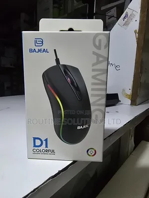 Bajael Colorful Led Light Gaming Wired Mouse D1