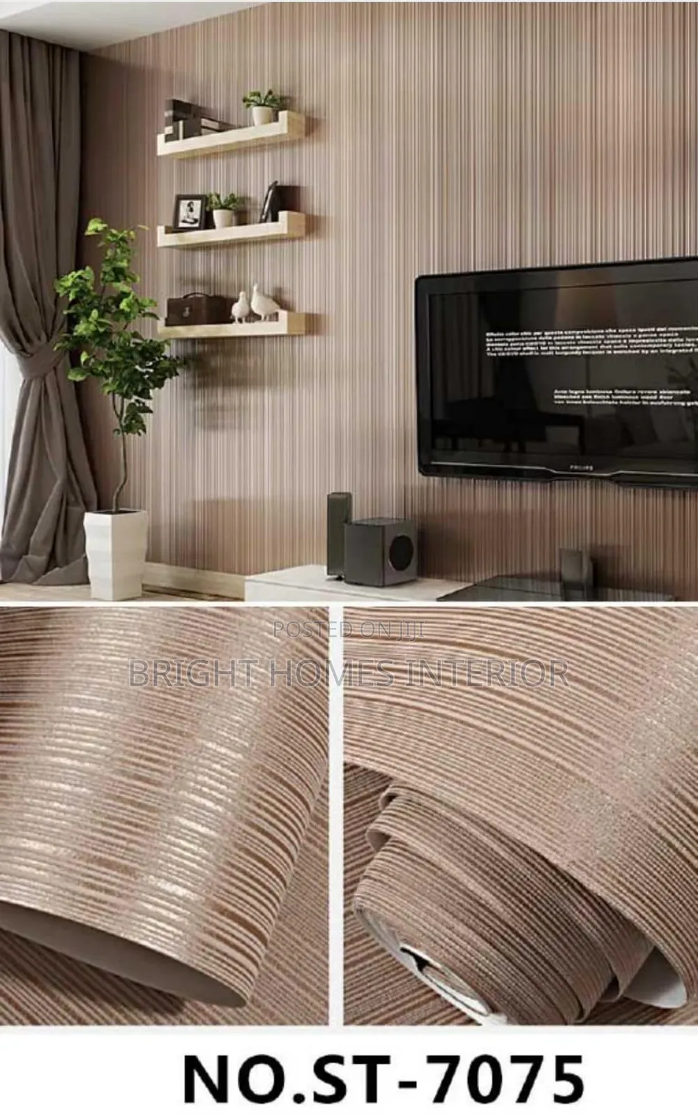 Brown Plain Color Wallpaper