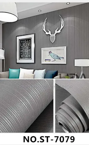 Grey Plain Color Wood Texture Like Wallpaper