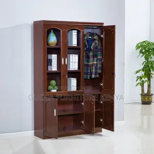 3-doors Mahogany Office Filling Cabinet