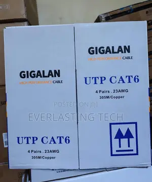 Gigalan Cat 6 Utp Indoor Pure Copper Ethernet Cable 305m