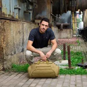 Protector Plus Tactical Duffle Bag Men Sports Gym Backpack