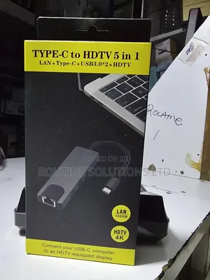 Type-C to HDTV 5 in 1 Lan + Type-C + Usb3. 0*2 + HDTV