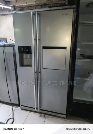 Samsung Silver Side by Side Refrigerator
