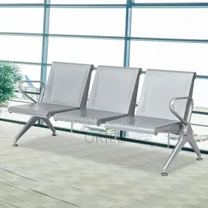 Office Bench : 3-Seater Public Waiting Bench