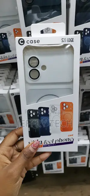 Fanly Samsung Galaxy S26 Edge Tpu Hybrid Pc Magsafe Phone Case-White
