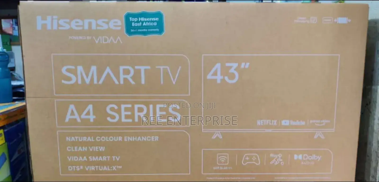 *Hisense 43" Smart Tv A4 Series