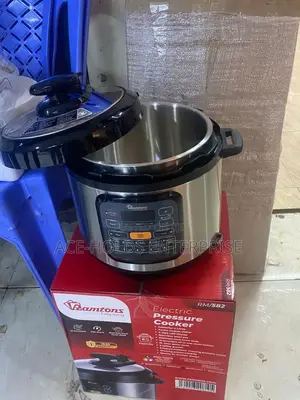 12 Settings - Ramtons Stainless Electric Pressure/ Rice Cooker