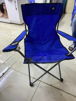 Foldable Outdoor Camping Chair - Blue