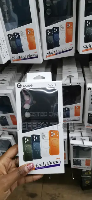 Tocol Samsung Galaxy S25 Fe Cushion Tpu Magsafe Case -Black
