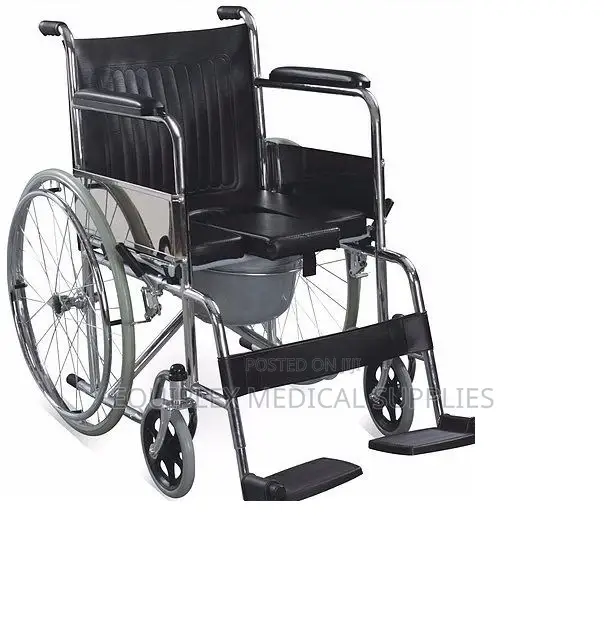 Extra Wide Wheelchair With Commode