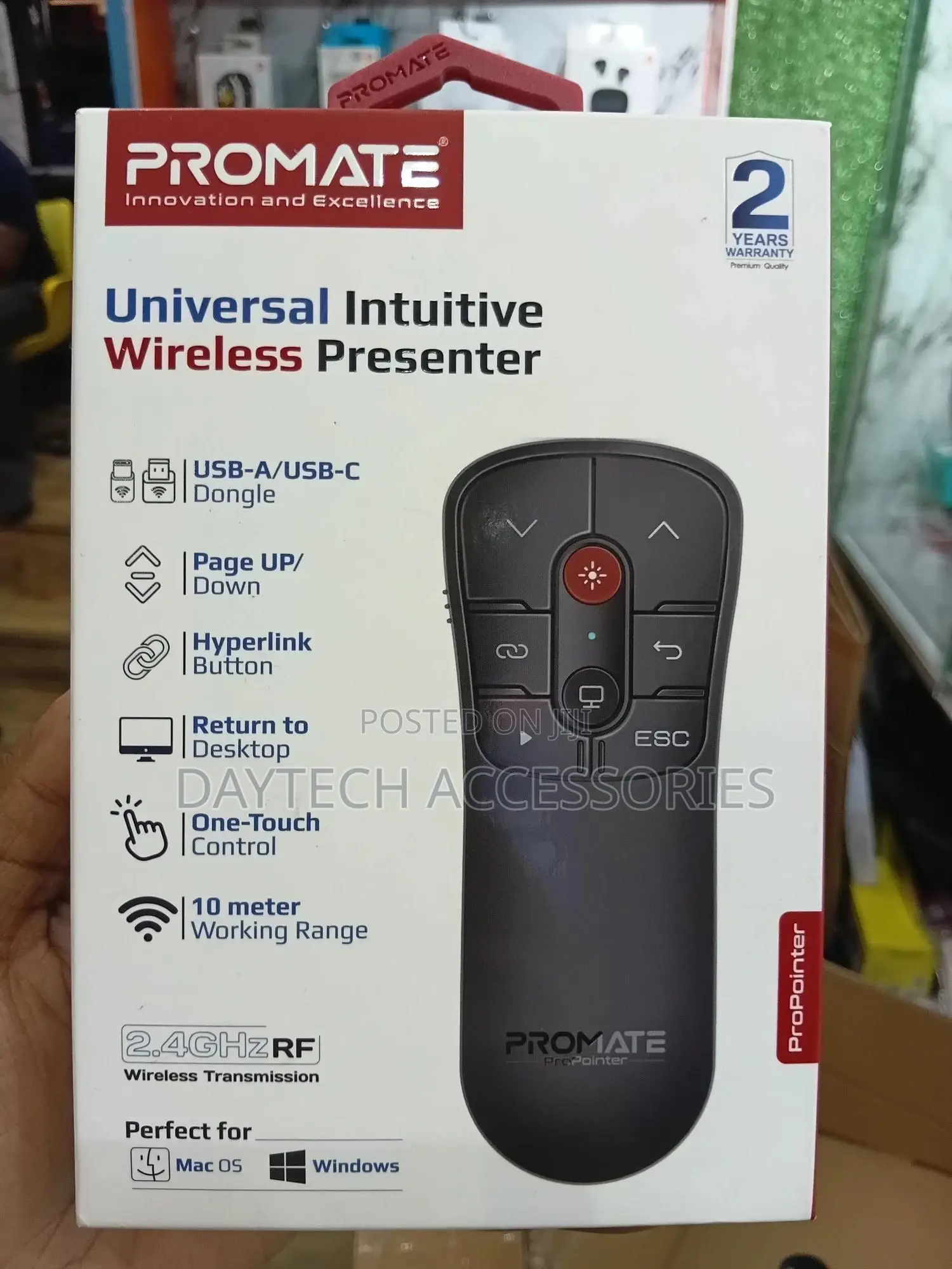 Promate Propointer Universal Intuitive Wireless Presenter