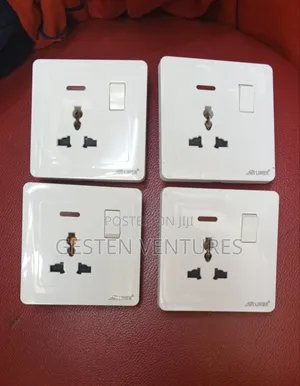 2gang 2way Liner Screwless Universal Switch Sockets