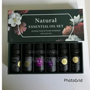 *Natural Essential Oil Set of 6 Pieces(10ml Each Bottle)*