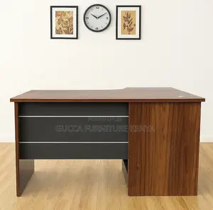 Executive Curved Office Desk With Drawers
