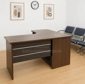 Executive Curved Office Desk With Drawers