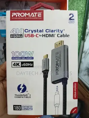 Promate Crystalclarity Usb-C to Hdmi Cable - 1.8m