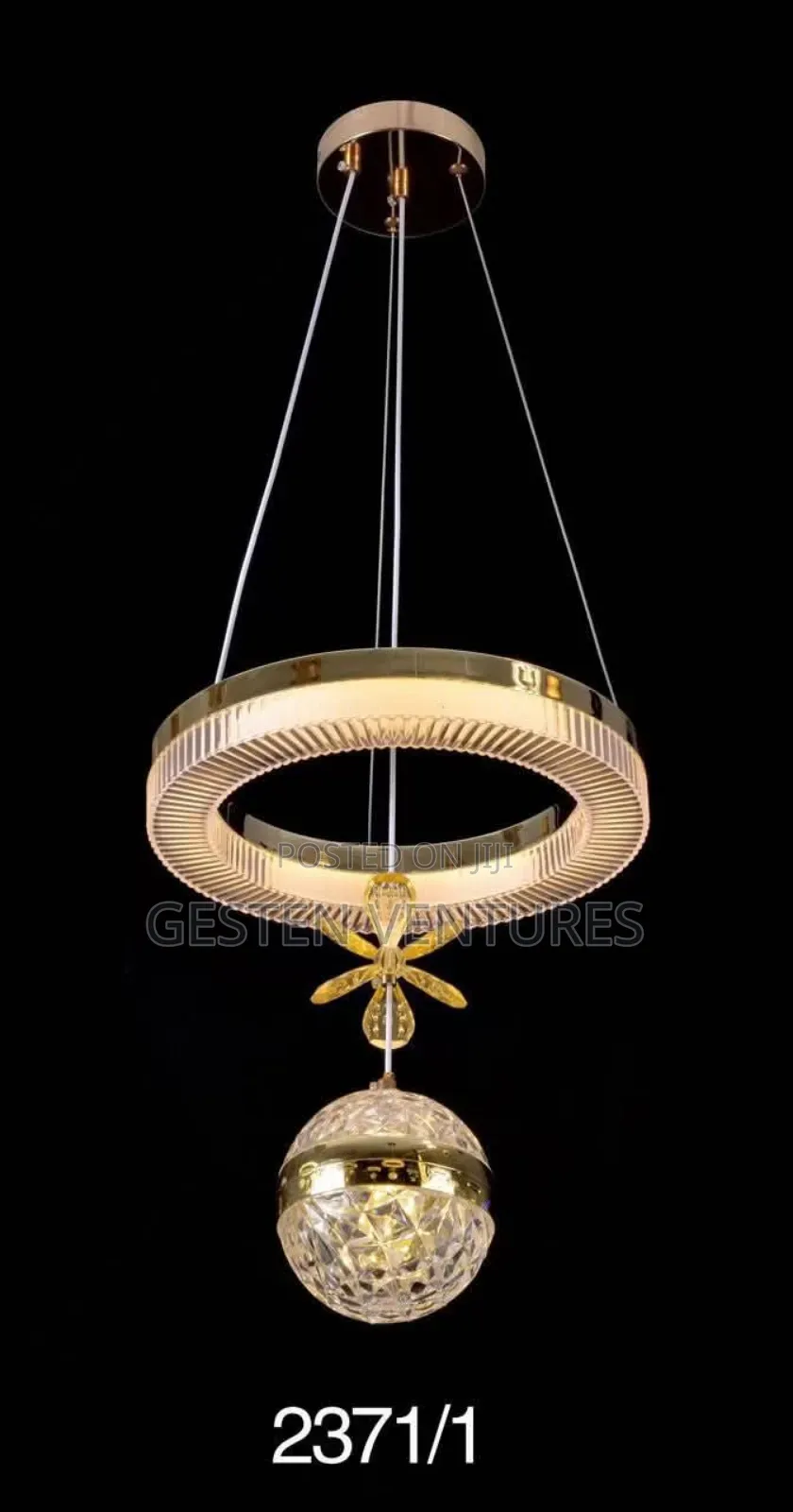 3 Colour Modern Led Mini Crystal Chandelier Pendant Light