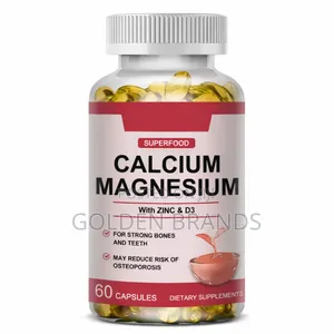 Premium Calcium + Magnesium With Zinc Vitamin D3 – 60 Capsules