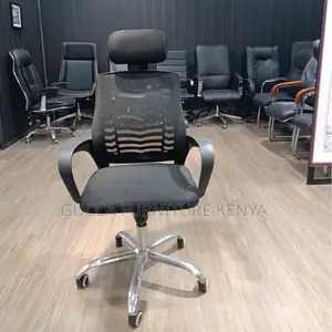 Swivel Secretary Mesh Headrest Office Chair