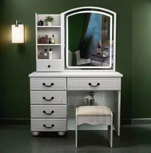 Dressing Tables; Designer Dressing Table With Mirror and Shelves