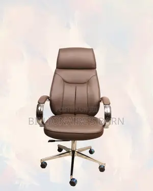 Brown Executive Office Chair |Cool Airflow for Kenya’S Warm Afternoons