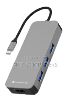 Light Wave Lw-sil-dock-8i1 Usb-c 8 In 1 Docking Station
