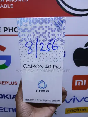 New Tecno Camon 40 Pro 4G 256 GB Black