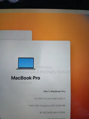 Laptop Apple MacBook 2018 32GB Intel Core i9 SSD 512GB