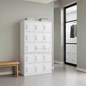Office Cabinet; 15 Locker Staff/Student Office Cabinet