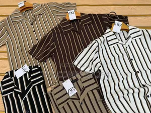 Quality Casual Cotton Short Sleeved Collar Cuban Shirt Available
