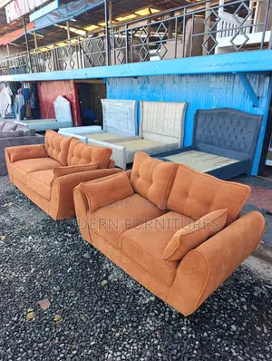 Chic Brown 5 Seater Sofa/5 Seater Sofa