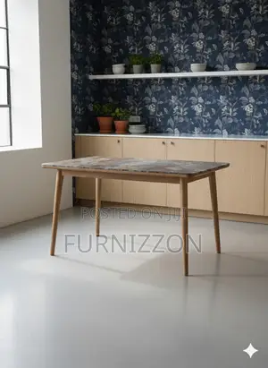 Modern Marble Pattern Dining Table for Restaurant Setup