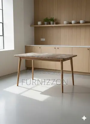 Quality Marble Pattern Dining Table for Home and Office