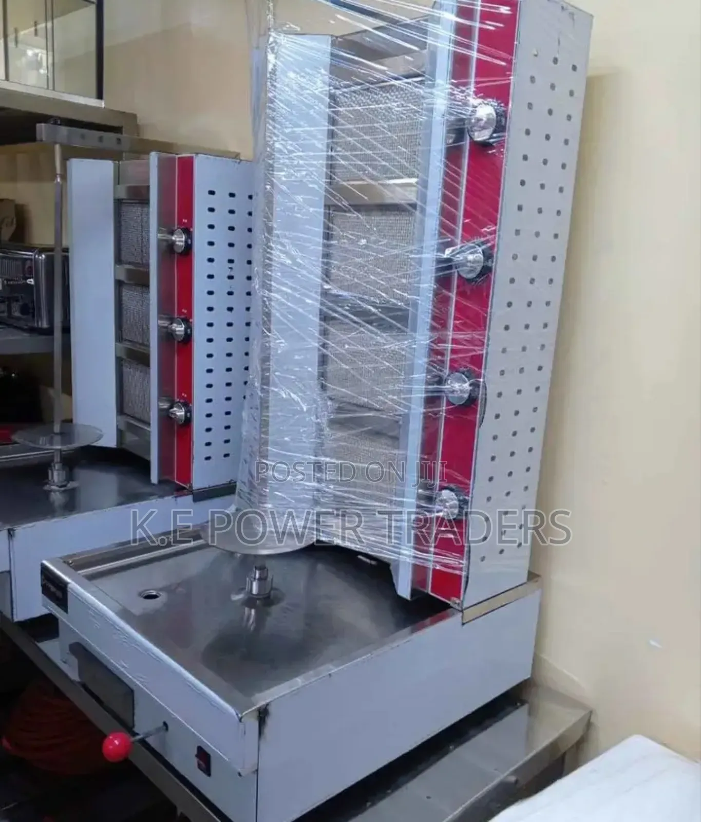 4 Burner Gas Shawarma Machine