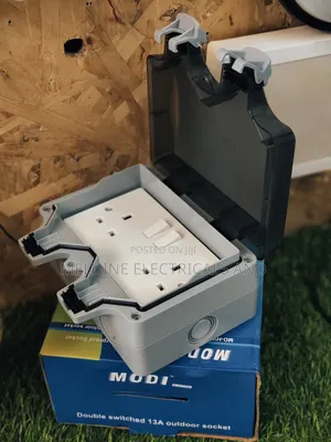 Waterproof Twin Socket 13a Modi
