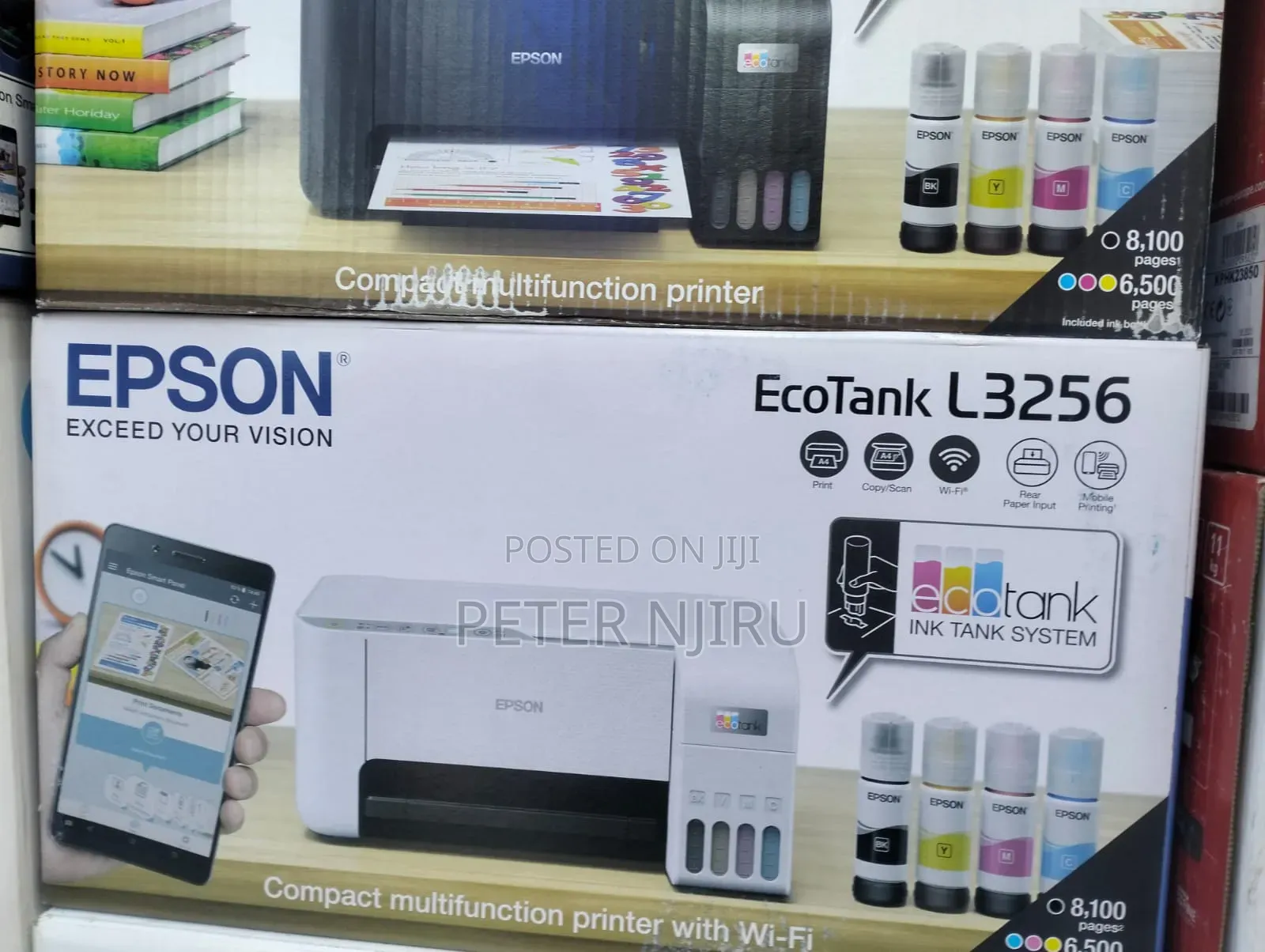 Epson L3256 Ink Tank Printer, Print, Copy And Scan