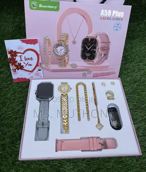 I Love You Smart Watch Valentines Gift Set for Ladies